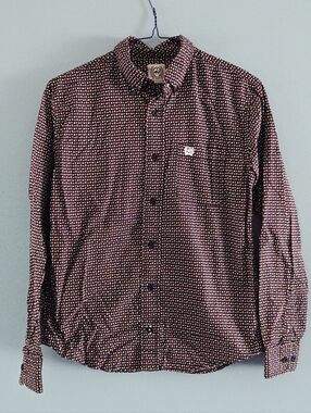 Boy's Cinch Long-Sleeve Button-Up Cowboy Rodeo Shirt 12